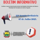 23ª SESSÃO ORDINÁRIA DE 07 DE JULHO DE 2025.