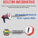 25ª SESSÃO ORDINÁRIA DE 04 DE AGOSTO DE 2025.