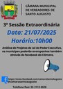 3ª Sessão Extraordinária