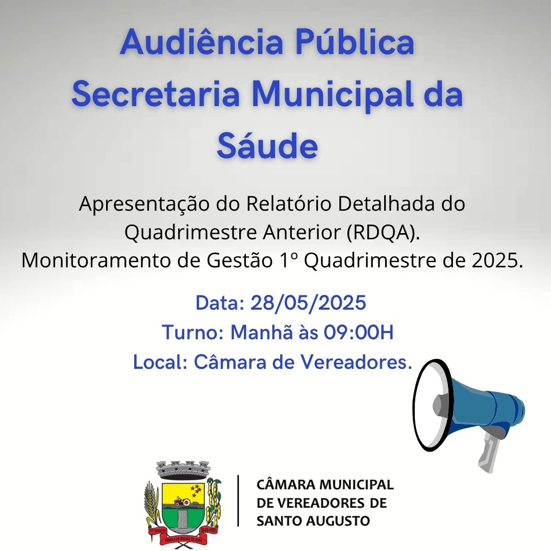 Audiência Pública 28/05/2025