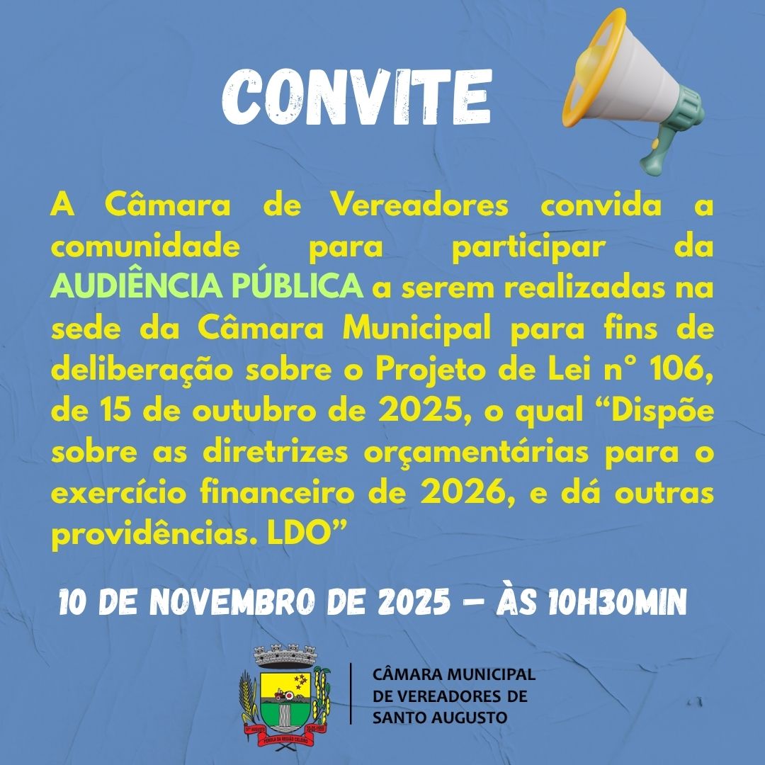 Audiência Pública LDO 