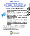 Aviso de Dispensa de Licitação nº 008-2026