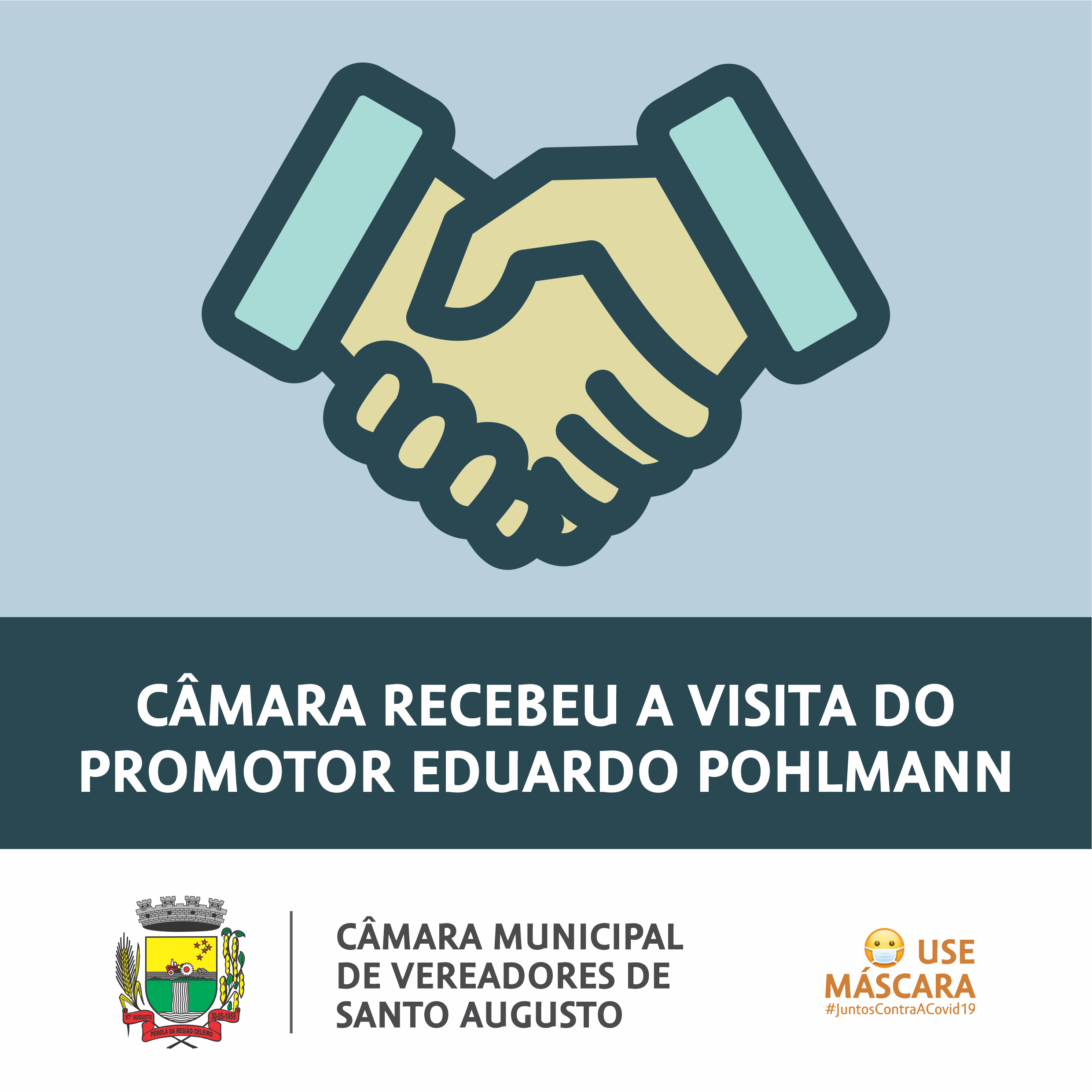 CÂMARA RECEBEU A VISITA DO PROMOTOR EDUARDO POHLMANN