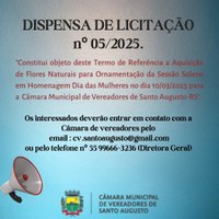Dispensa de Licitação 05/2025