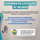 Dispensa de Licitação nº 006/2025