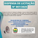 Dispensa de Licitação nº 007/2025
