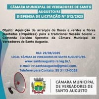 Dispensa de Licitação nº 012/2025