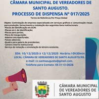 Processo de Dispensa nº 017/2025.