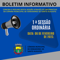 SESSÃO ORDINÁRIA DE 06 DE FEVEREIRO DE 2023