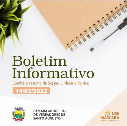 SESSÃO ORDINÁRIA DE 14 DE FEVEREIRO DE 2022