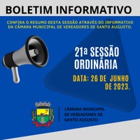 SESSÃO ORDINÁRIA DE 26 DE JUNHO DE 2023.